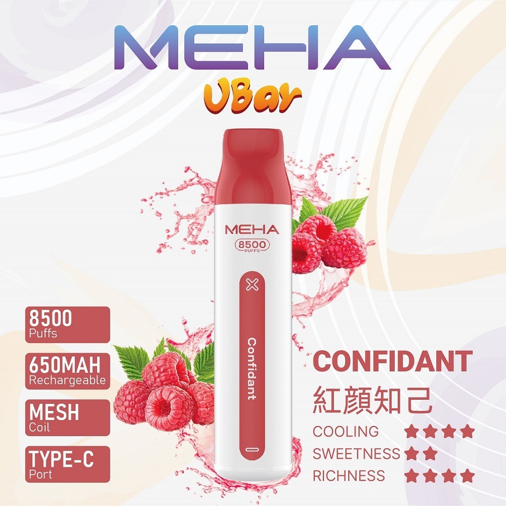 Meha VBar 8500 Puffs魅嗨拋棄式電子煙-紅顏知己口味