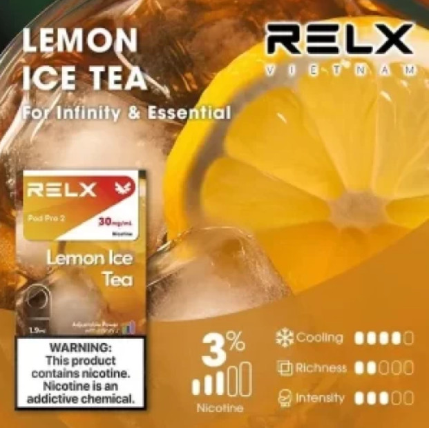 RELX電子煙彈│悅刻電子菸彈檸檬紅茶Relx煙彈糖果六代Relx infinity