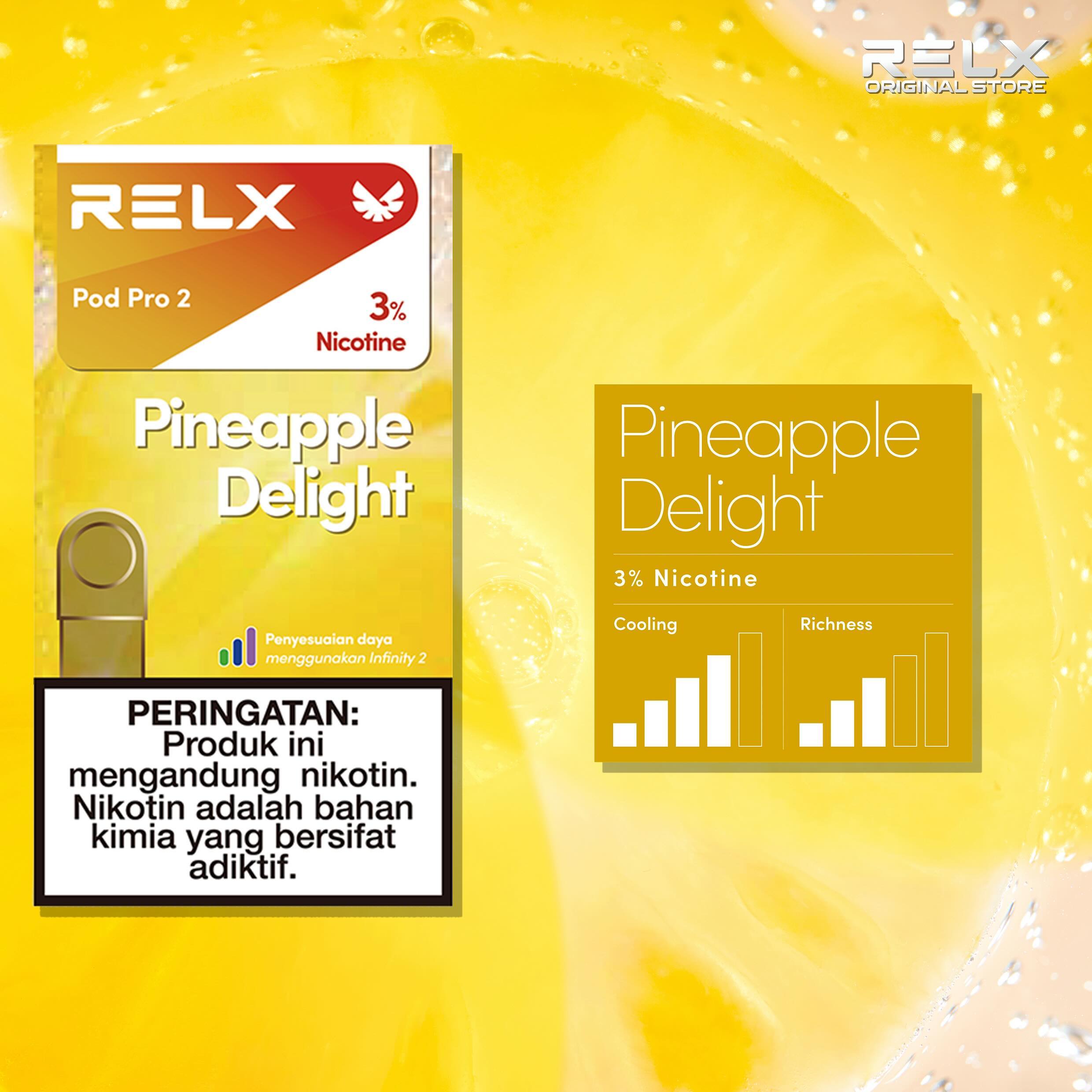 RELX電子煙彈-Relx infinity悅刻電子煙鳳梨口味