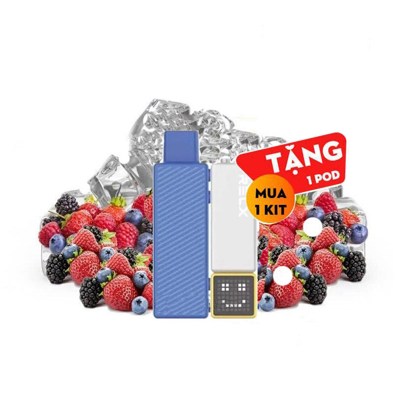 RELX積木電子煙18000puffs煙彈莓果口味智能顯示屏