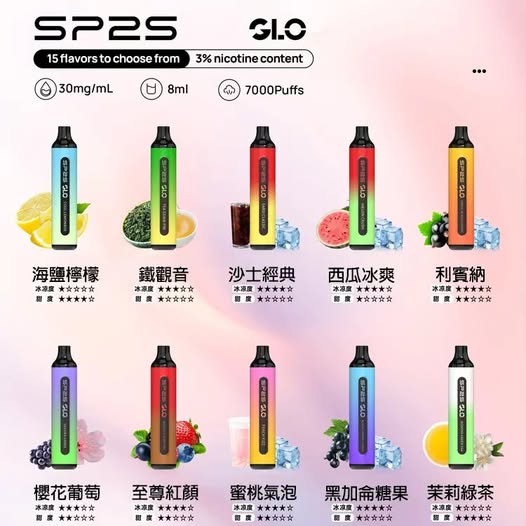 SP2S拋棄式電子菸7000口買五隨機送一隻